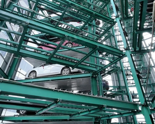 10-poschodový automatizovaný kruhový parkovací systém